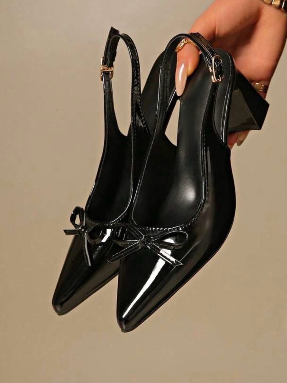 SHEIN Black Heels